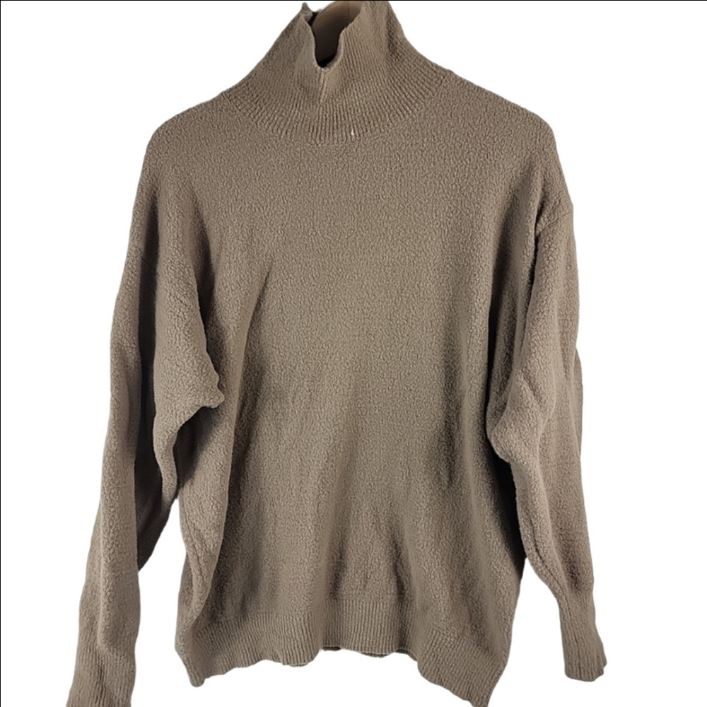 Aritzia Wilfred Free Oversized Turtleneck Sweater Women Sz S Soft Cozy Hush Knit